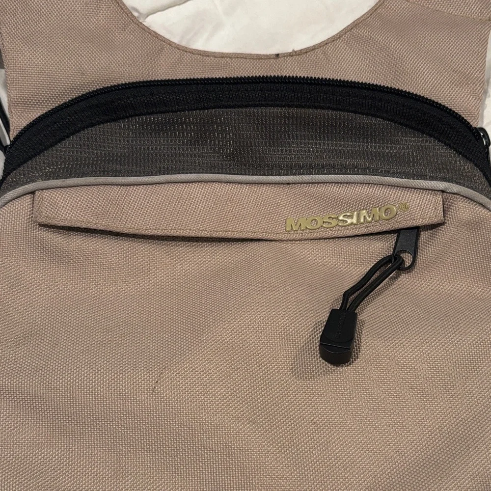 Mossimo Supply Co. Tan and Black Messenger Bag